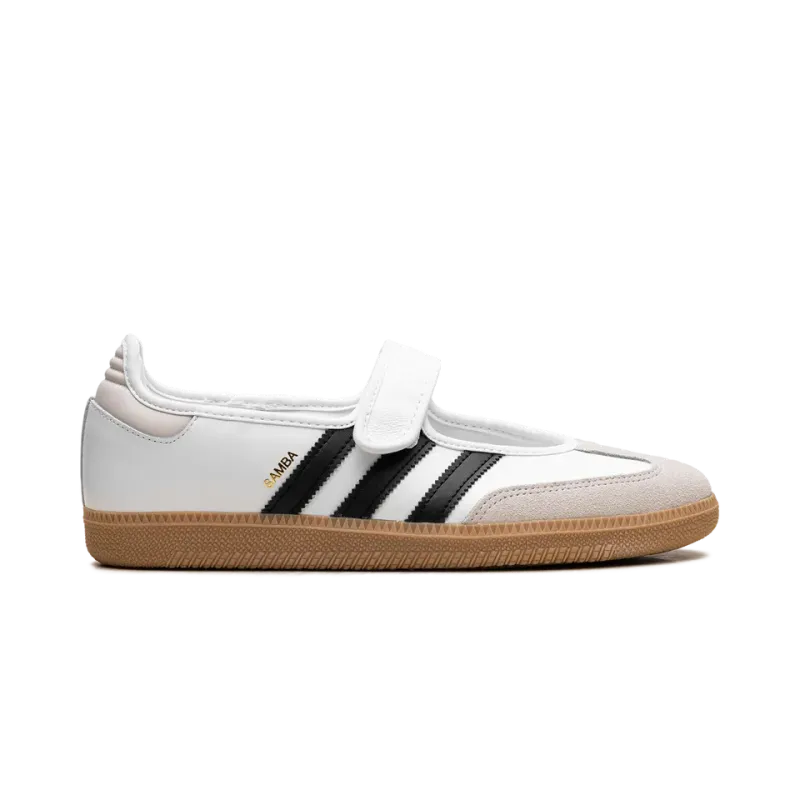 Adidas Samba Jane White Black Gum Womens