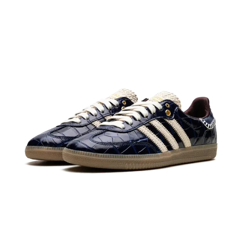 Adidas Samba OG Wales Bonner - Navy Croc Mens