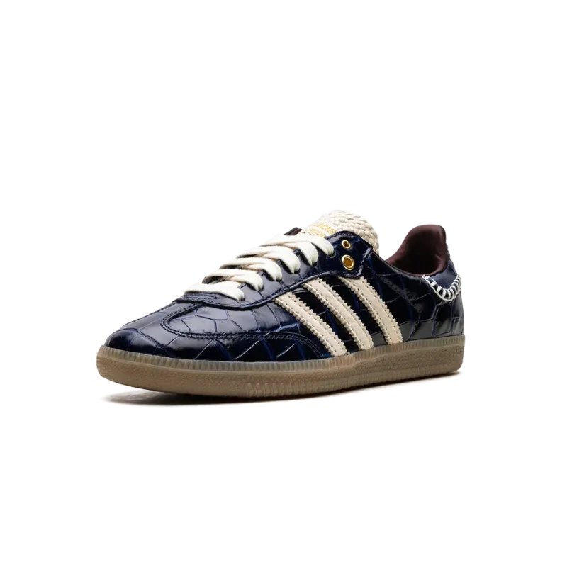 Adidas Samba OG Wales Bonner - Navy Croc Mens
