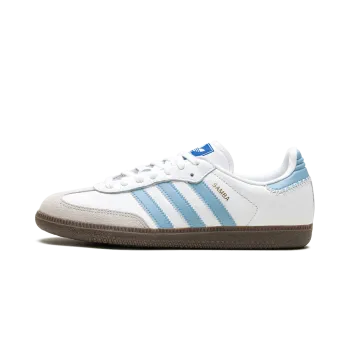 Adidas Samba OG White Sky Blue Mens