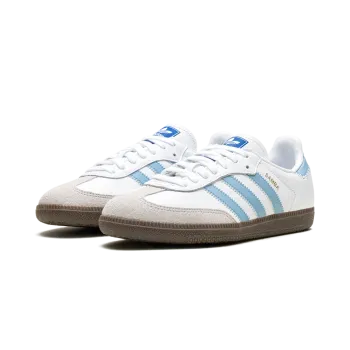 Adidas Samba OG White Sky Blue Mens