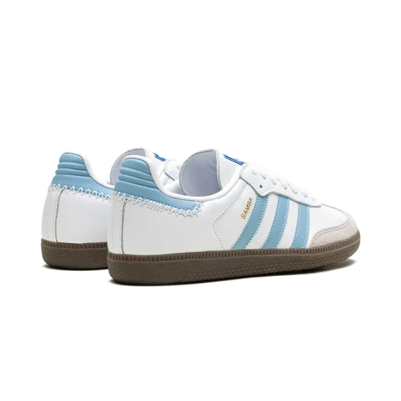 Adidas Samba OG White Sky Blue Mens