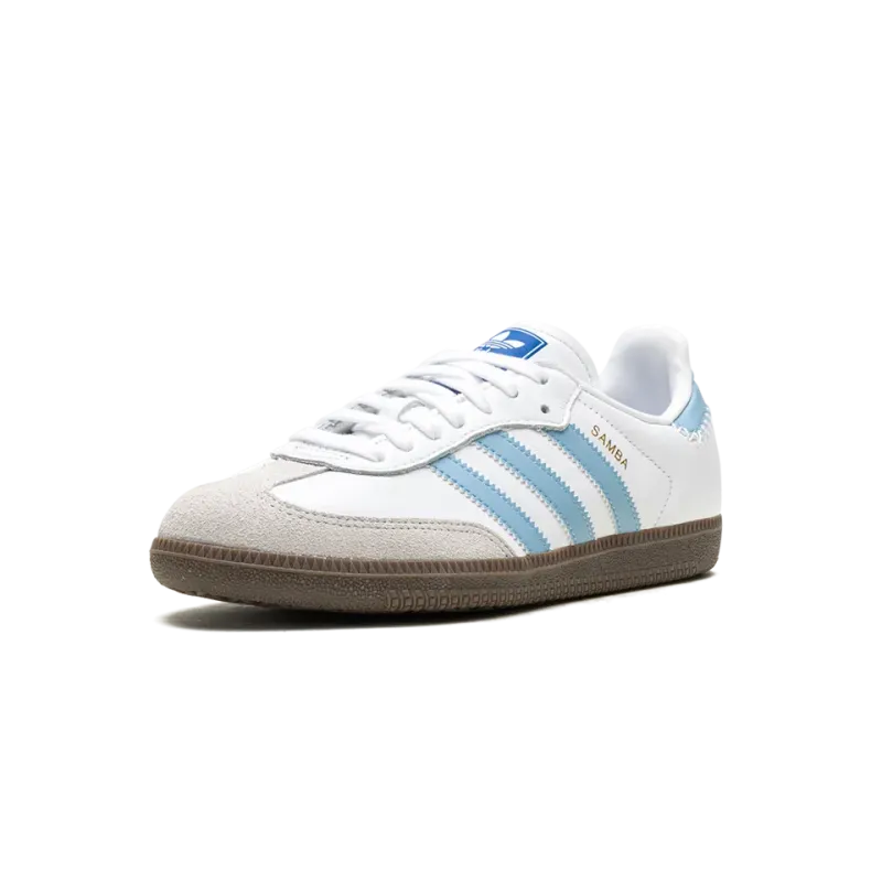 Adidas Samba OG White Sky Blue Mens