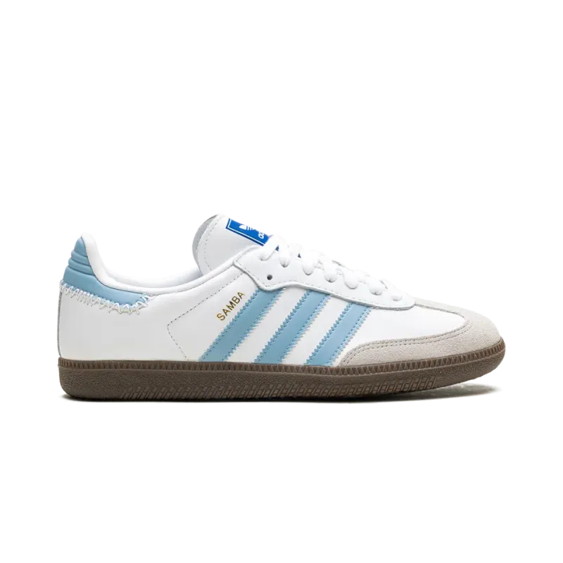 Adidas Samba OG White Sky Blue Mens