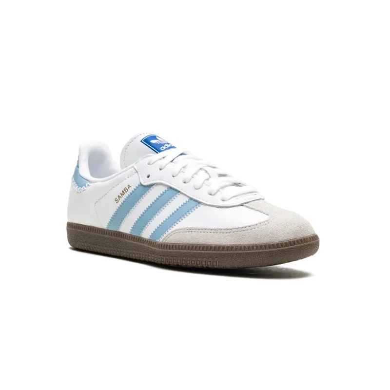 Adidas Samba OG White Sky Blue Mens