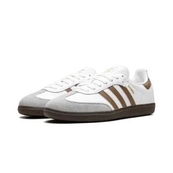 Adidas Samba OG Cloud White / Brown Desert Mens