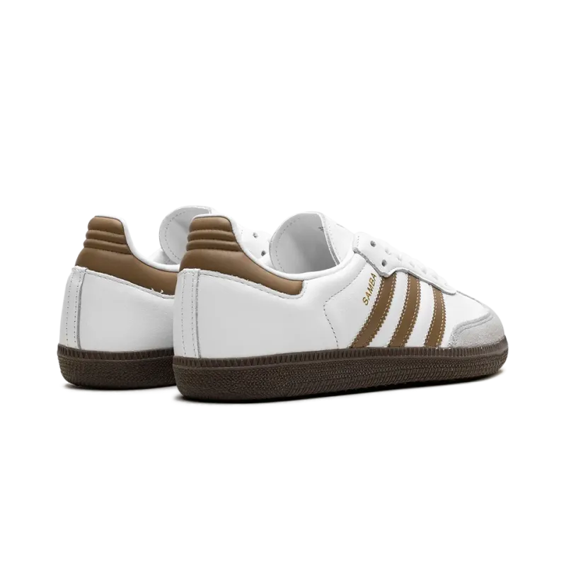 Adidas Samba OG Cloud White / Brown Desert Mens