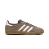 Adidas Gazelle Indoor Earth Strata White Gold Metallic Mens