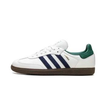Adidas Samba OG Black White Collegiate Green Mens