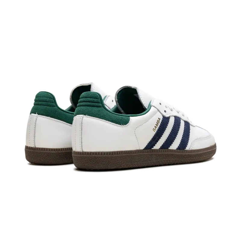 Adidas Samba OG Black White Collegiate Green Mens