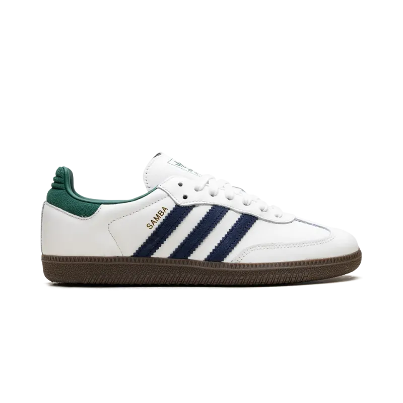 Adidas Samba OG Black White Collegiate Green Mens