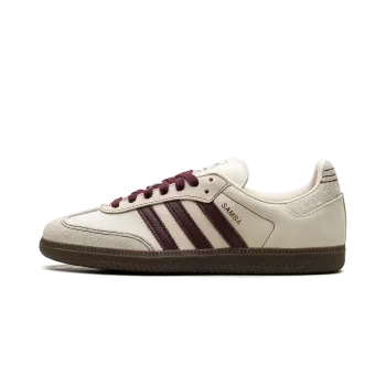 Adidas Samba OG WMNS Wonder White Maroon Womens
