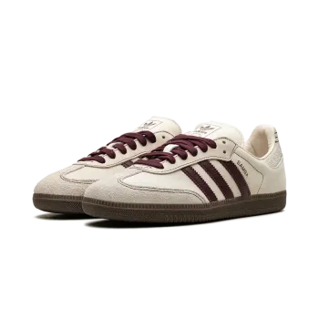 Adidas Samba OG WMNS Wonder White Maroon Womens