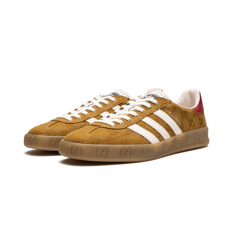 Adidas Gazelle Gucci - GG Monogram Beige Mens