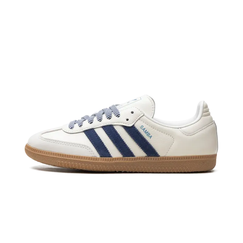 Adidas Samba OG WMNS Off White Dark Blue Womens