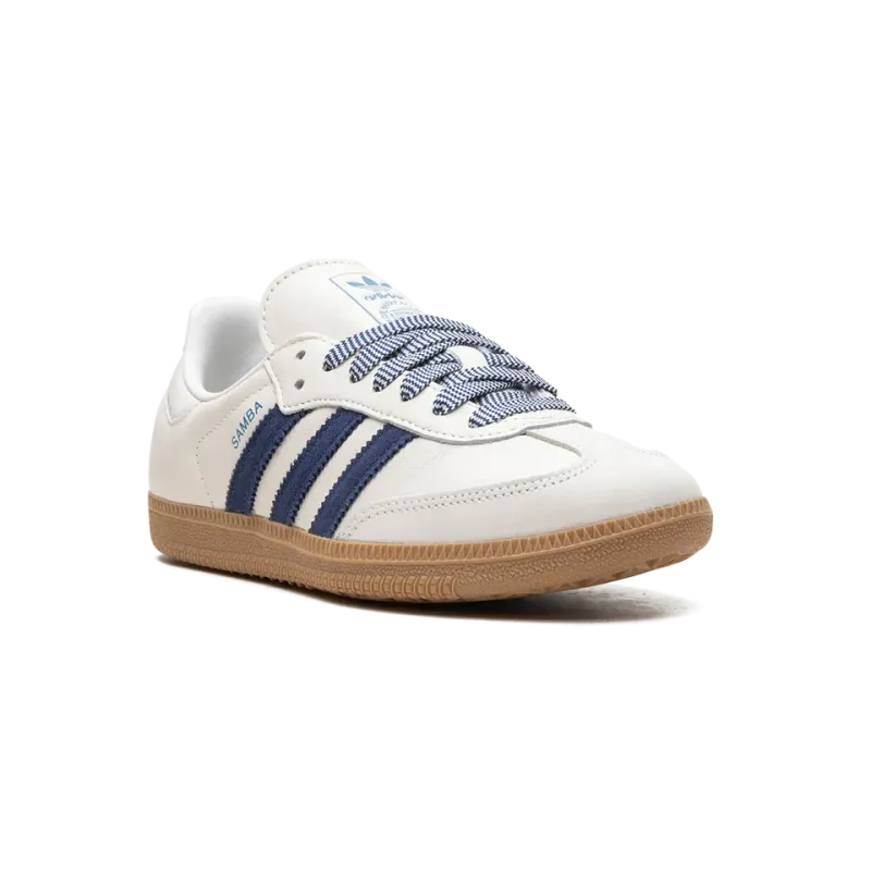 Adidas Samba OG WMNS Off White Dark Blue Womens