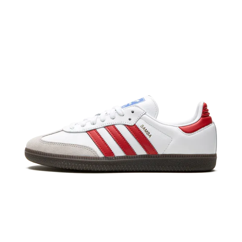 Adidas Samba OG White / Better Scarlet Mens