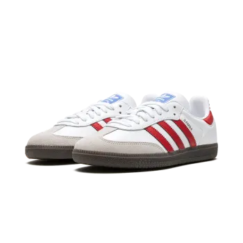 Adidas Samba OG White / Better Scarlet Mens