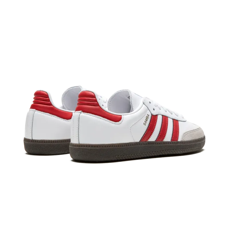 Adidas Samba OG White / Better Scarlet Mens