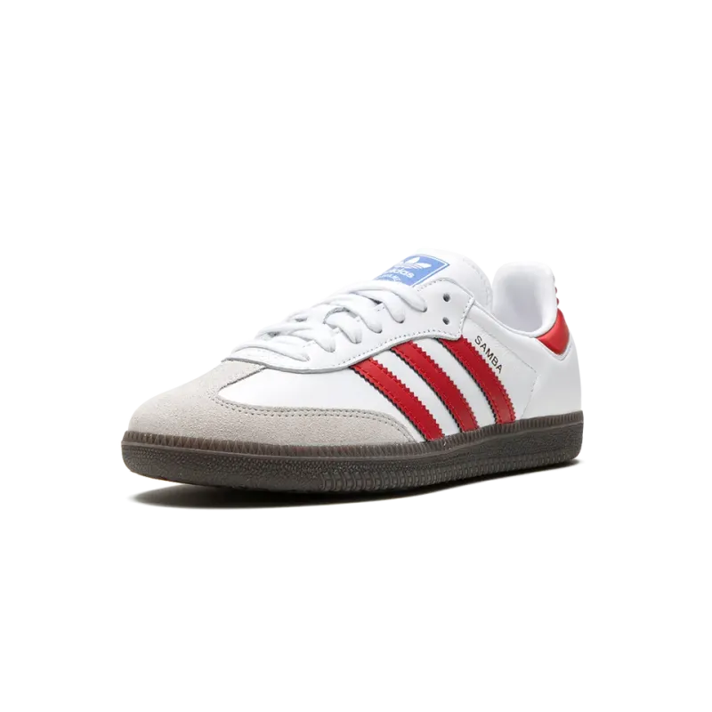 Adidas Samba OG White / Better Scarlet Mens