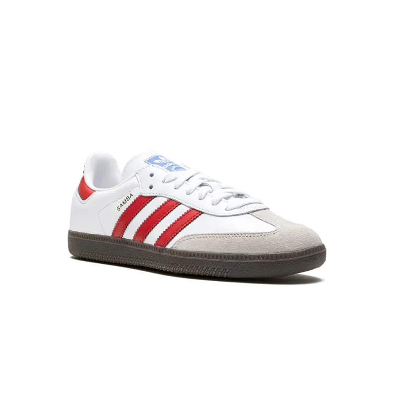 Adidas Samba OG White / Better Scarlet Mens