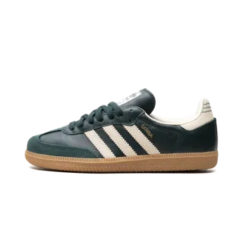 Adidas Samba OG Shadow Green Cream White Gold Metallic Mens