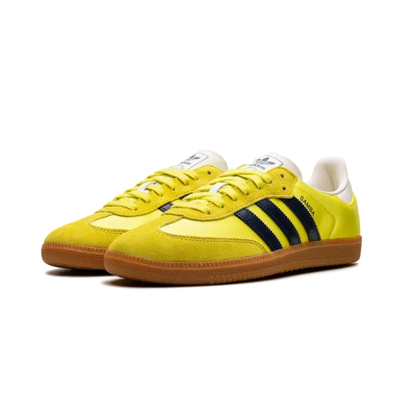 Adidas Samba OG WMNS Shock Yellow Night Indigo Womens
