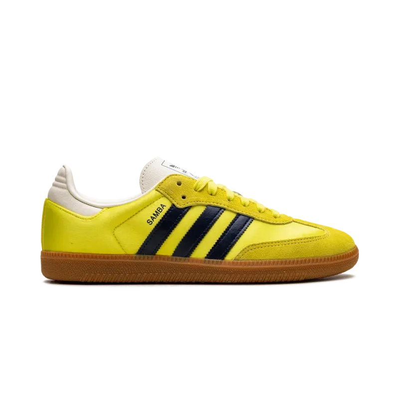 Adidas Samba OG WMNS Shock Yellow Night Indigo Womens