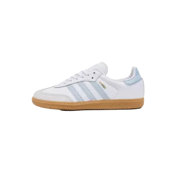 Adidas Samba OG J GS White Halo Blue Gum Grade School