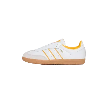 Adidas Samba OG GS Cloud White Crystal White Crew Yellow Grade School
