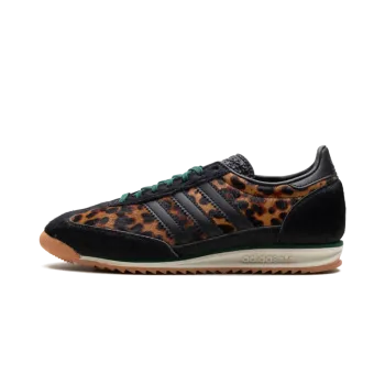 Adidas SL 72 OG WMNS Leopard Print Collegiate Green Womens