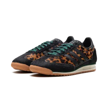 Adidas SL 72 OG WMNS Leopard Print Collegiate Green Womens