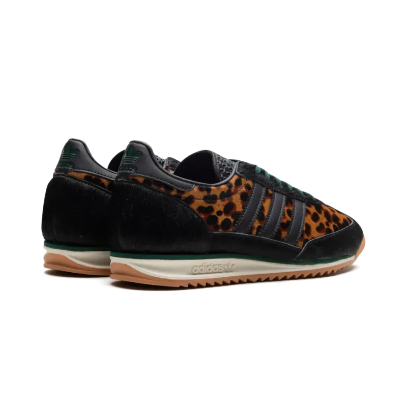 Adidas SL 72 OG WMNS Leopard Print Collegiate Green Womens