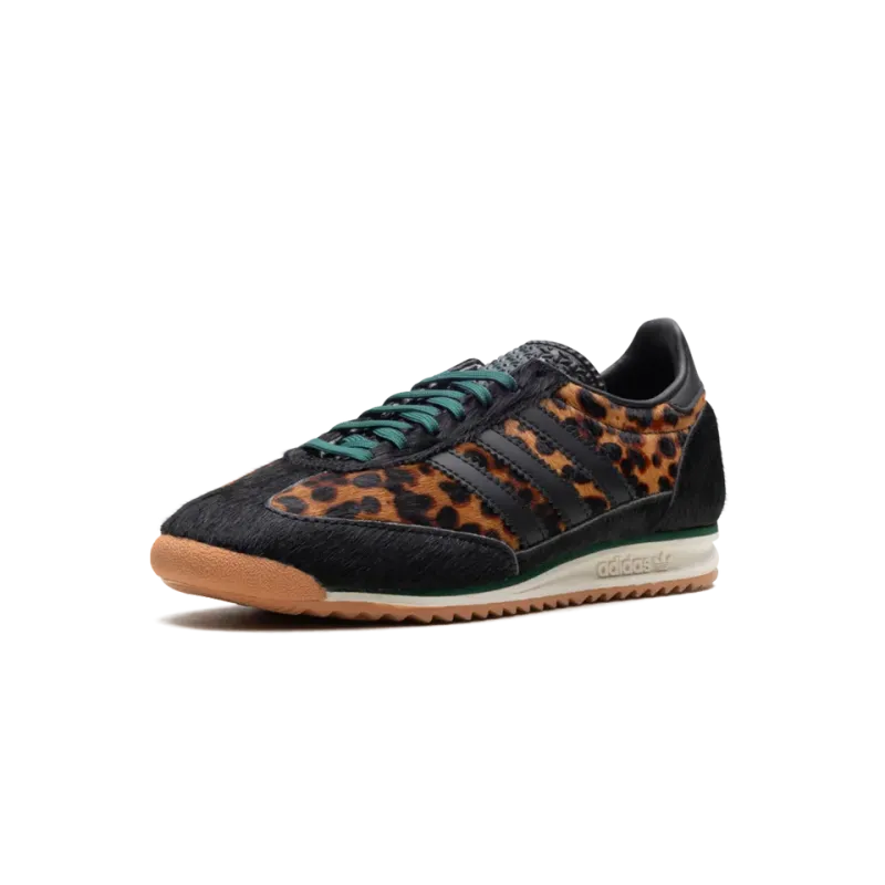 Adidas SL 72 OG WMNS Leopard Print Collegiate Green Womens