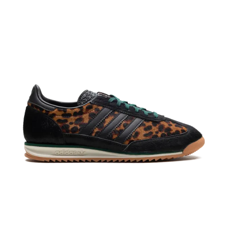 Adidas SL 72 OG WMNS Leopard Print Collegiate Green Womens