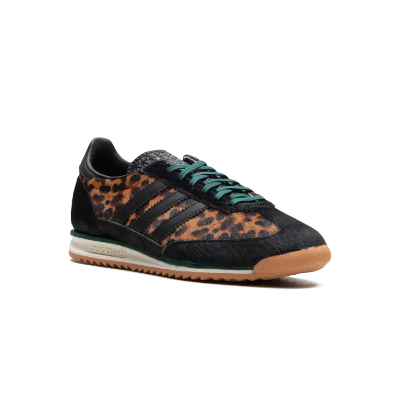 Adidas SL 72 OG WMNS Leopard Print Collegiate Green Womens