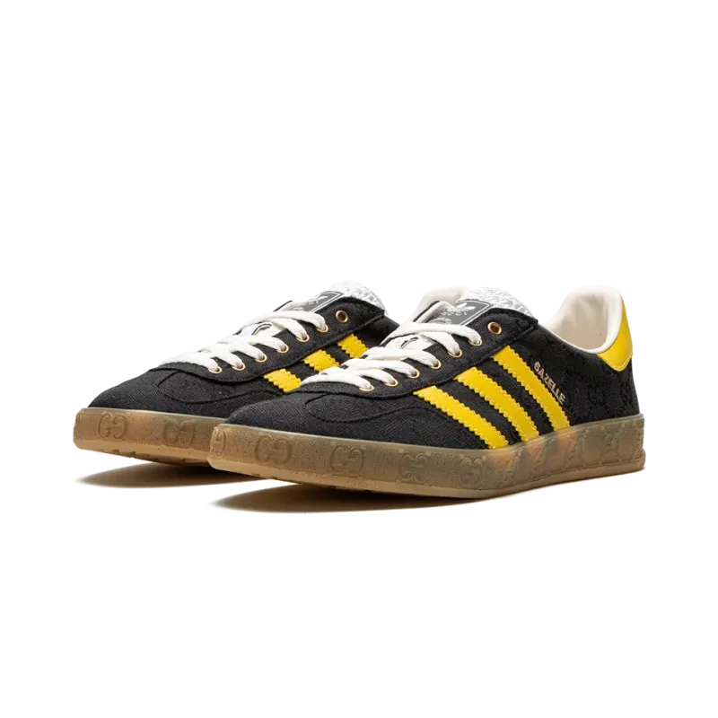 Adidas Gucci Gazelle GG Monogram - Black Mens
