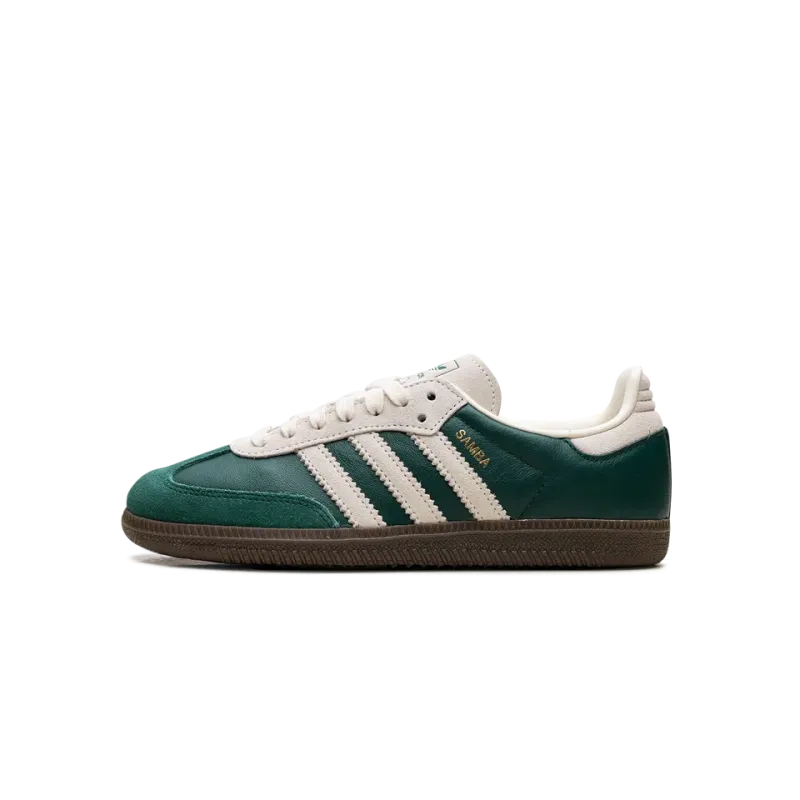 Adidas Samba OG GS Dark Green Beige Grade School