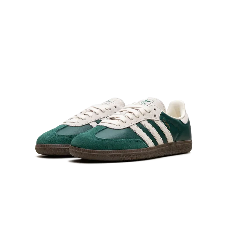 Adidas Samba OG GS Dark Green Beige Grade School
