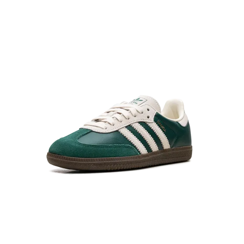 Adidas Samba OG GS Dark Green Beige Grade School