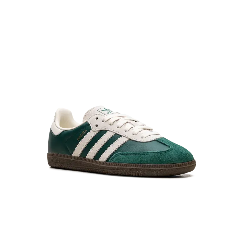 Adidas Samba OG GS Dark Green Beige Grade School