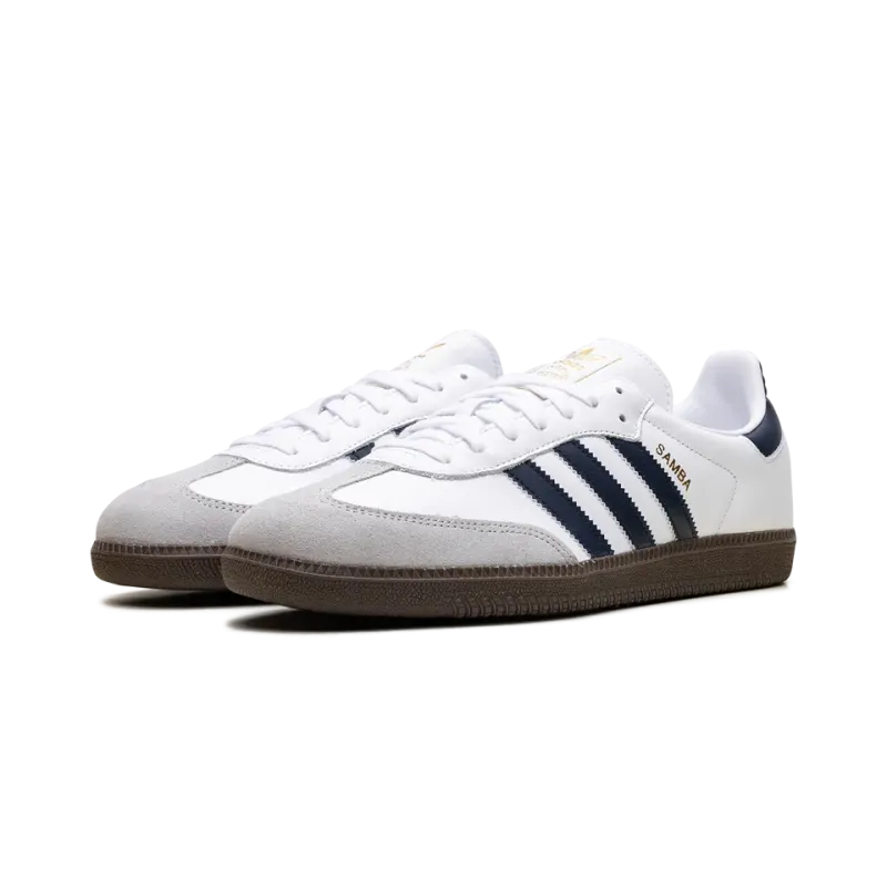 Adidas SAMBA OG WHITE NAVY GUM Mens