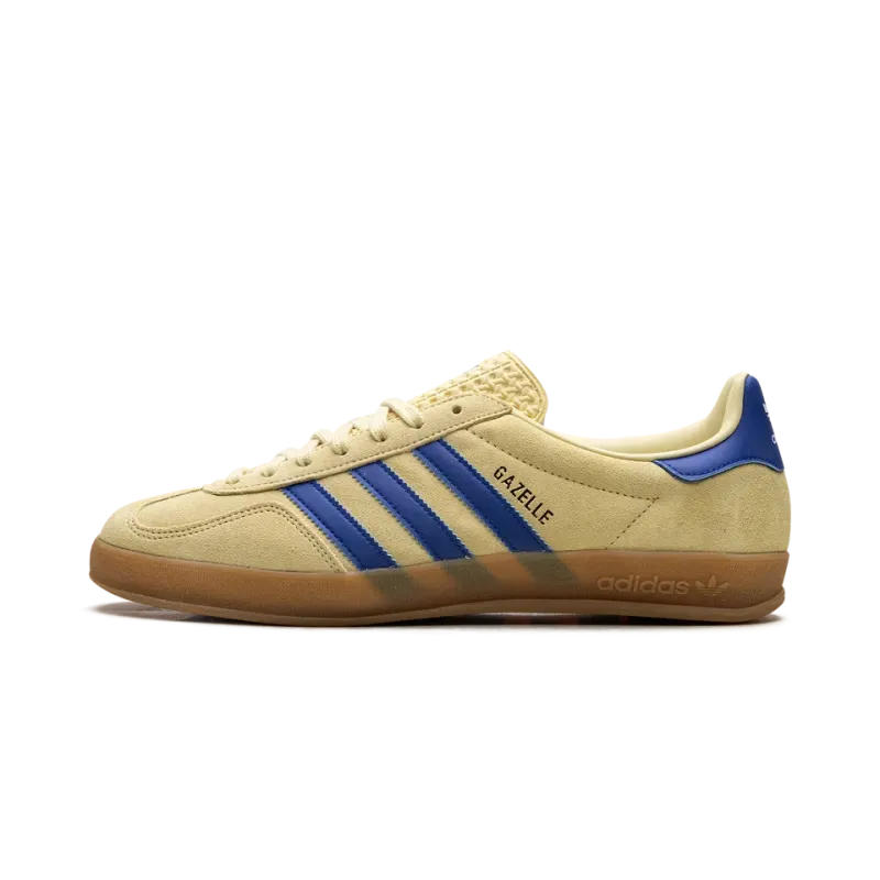 Adidas Gazelle Indoor Powder Yellow Royal Blu Mens