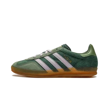 Adidas Gazelle Indoor Mineral Green Silver Mens