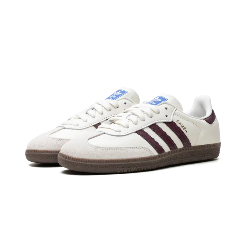 Adidas Samba Og EMMI Off-White Maroon Mens