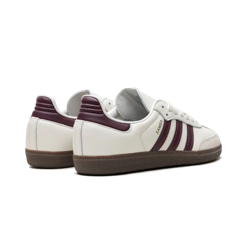 Adidas Samba Og EMMI Off-White Maroon Mens