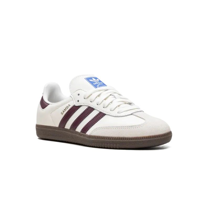 Adidas Samba Og EMMI Off-White Maroon Mens