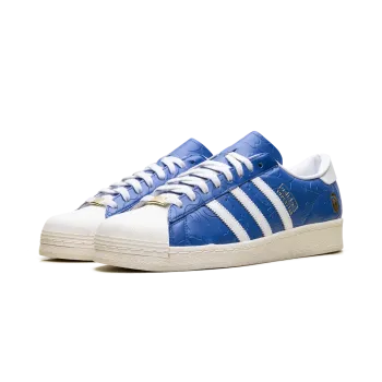 Adidas Superstar Vintage Bape Blue White Mens