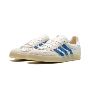 Adidas Gazelle Indoor Off White Focus Blue Mens