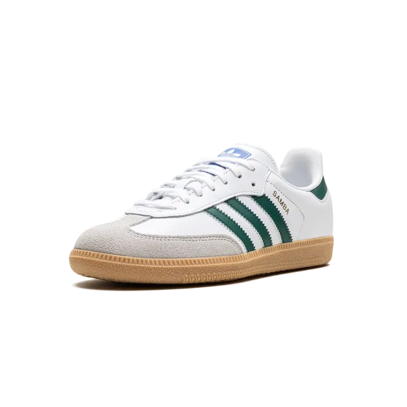 Adidas Samba OG GS White Collegiate Green Gum Grade School